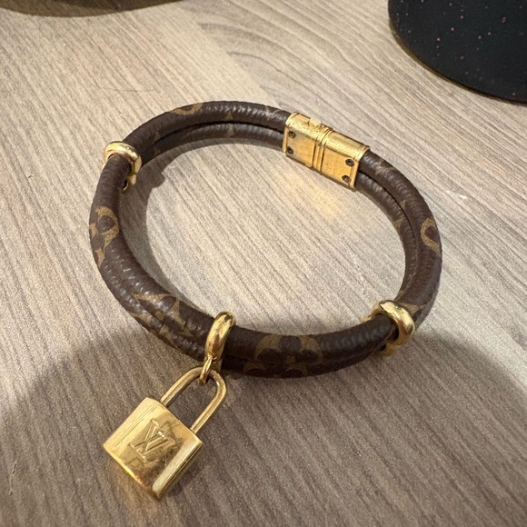 Louis Vuitton Brown and Gold Bracelet - Picture 1 of 5